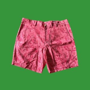 Men’s Vineyard Vines Fish Print Breaker Shorts, Size 38 - Never Worn